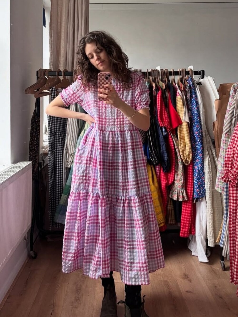 Faith Rowan Leeves Seersucker Dress